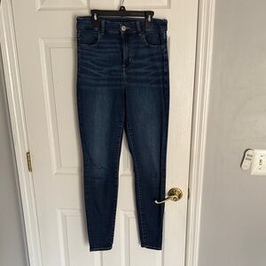 American Eagle Outfitters High Rise Dark Indigo Jeans
